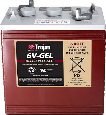 фото Аккумуляторная батарея TROJAN 6V-GEL Аккумуляторная батарея TROJAN 6V-GEL