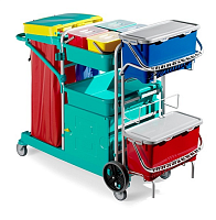 фото Многофункциональная уборочная тележка TTS GREEN LINE Healthcare 1012