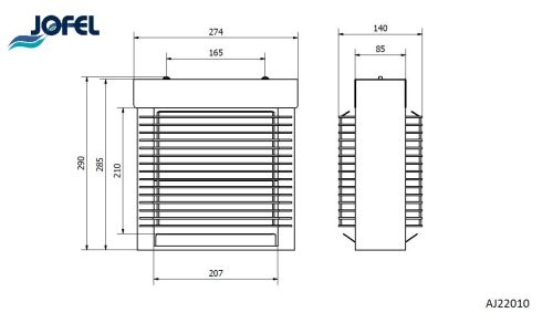 картинка Электроловушка Jofel д/летающих насекомых AJ22010 фото 2 картинка Электроловушка Jofel д/летающих насекомых AJ22010 фото 2
