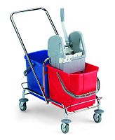 фото Двухведерная тележка TTS Roll 50 , 2x25 л