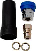фото Комплект соединителей ERGO для шланга ВД с защитным чехлом, 3/8"