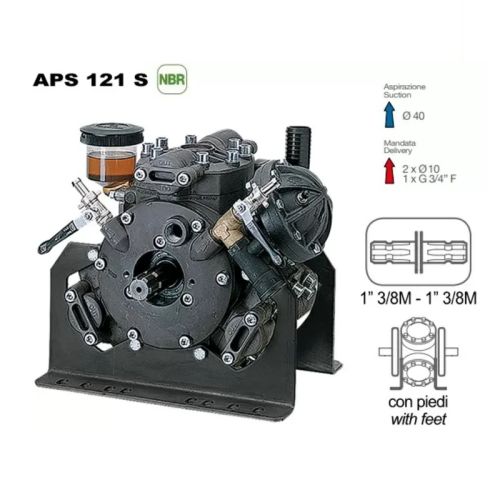картинка Насос мембранный Comet APS 121 S (115 л/мин; 50 бар) фото 7 картинка Насос мембранный Comet APS 121 S (115 л/мин; 50 бар) фото 7