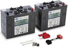 Комплект АКБ для B40 W 105 А/ч