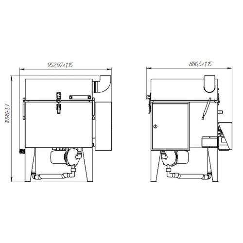 картинка Автоматическая моечная машина Aquamatic FT600 B фото 2 картинка Автоматическая моечная машина Aquamatic FT600 B фото 2