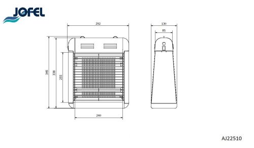 картинка Электроловушка Jofel д/летающих насекомых AJ22510 фото 2 картинка Электроловушка Jofel д/летающих насекомых AJ22510 фото 2